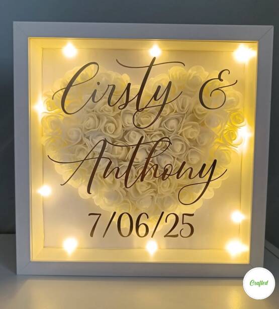 Wedding Frame with Lights