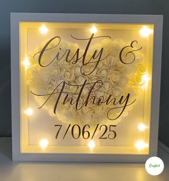 Wedding Frame with Lights